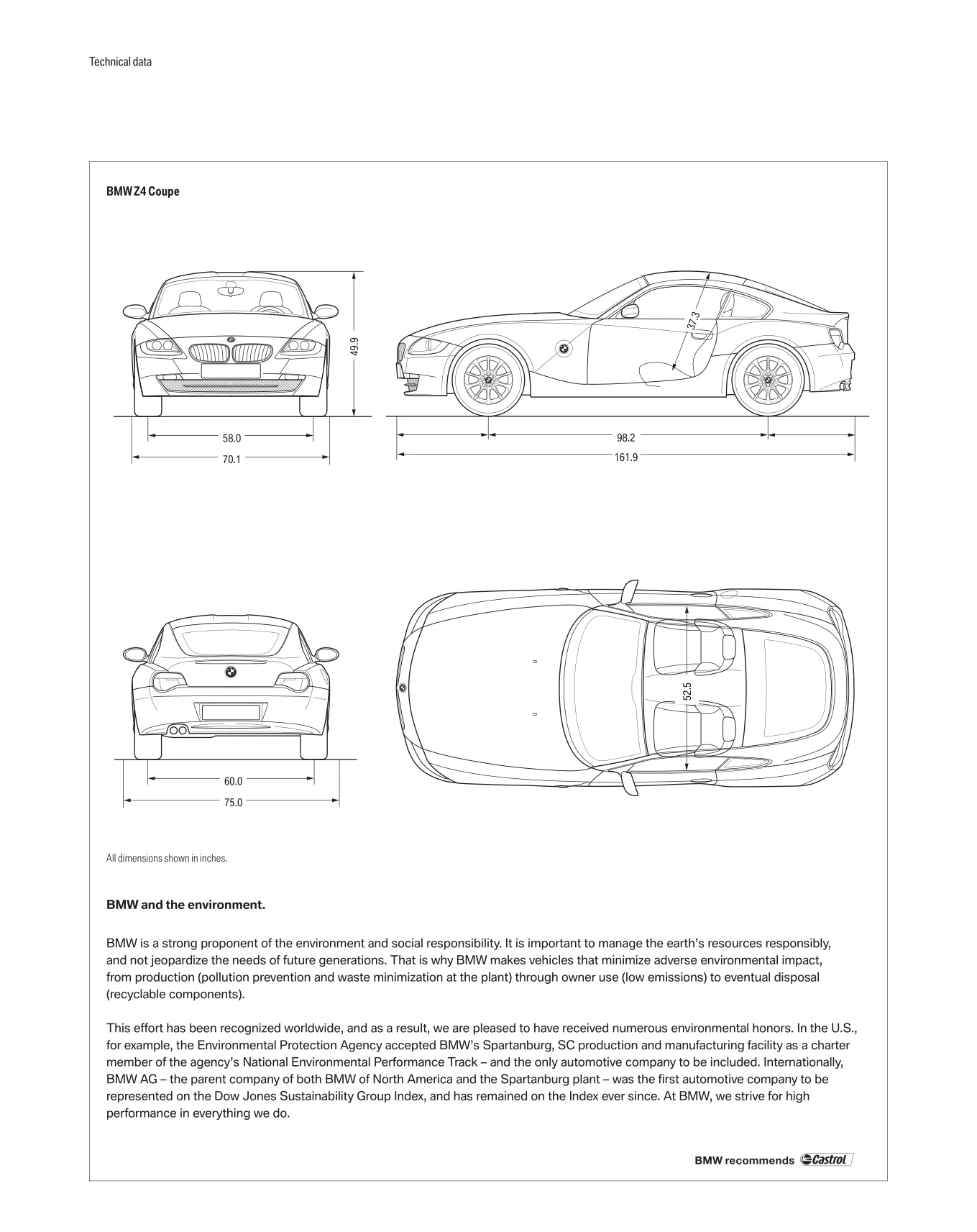 2006 BMW Z4 Brochure Page 18